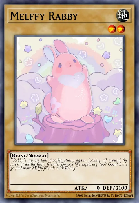Melffy Rabby trading card