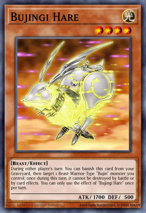 Bujingi Hare trading card