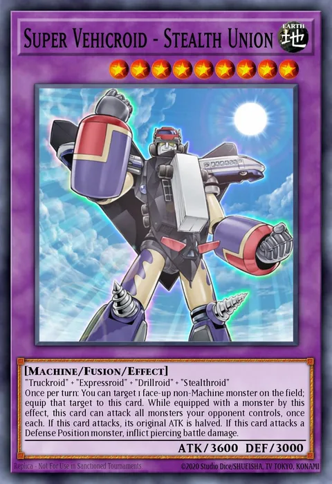 Super Vehicroid - Stealth Union trading card
