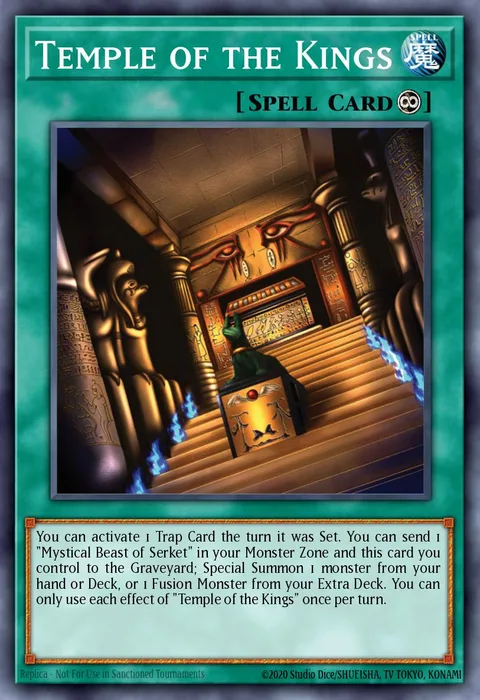 Temple of the Kings trading card