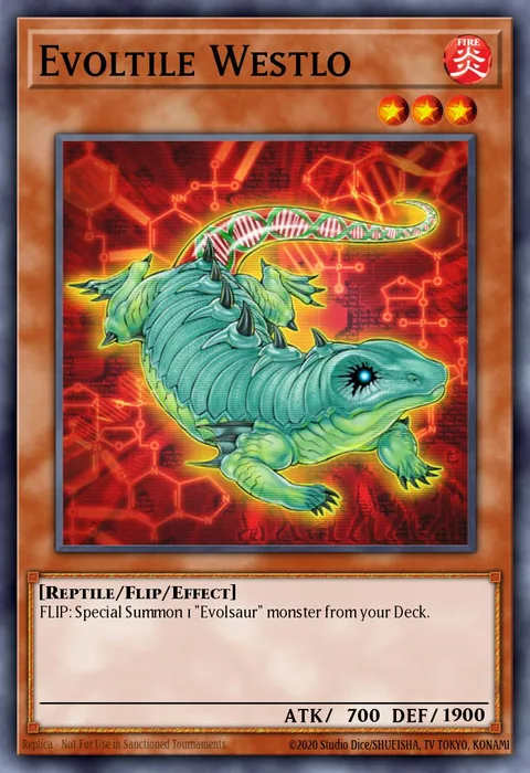 Evoltile Westlo trading card