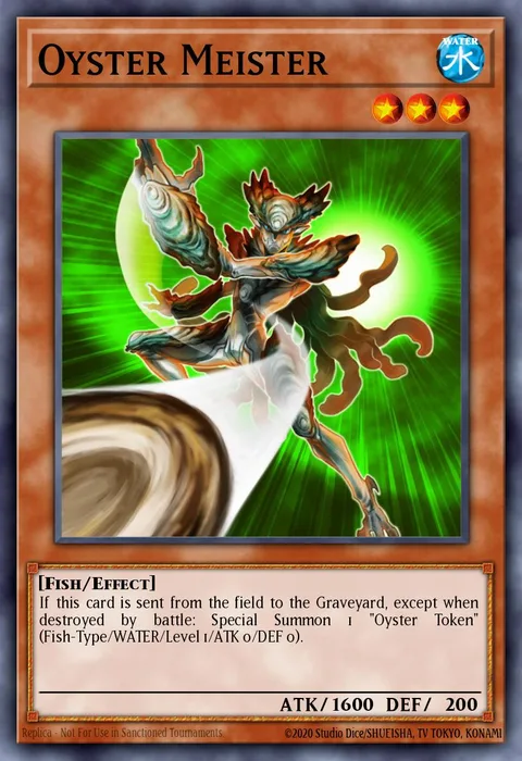 Oyster Meister trading card