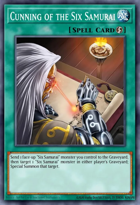 Cunning of the Six Samurai trading card