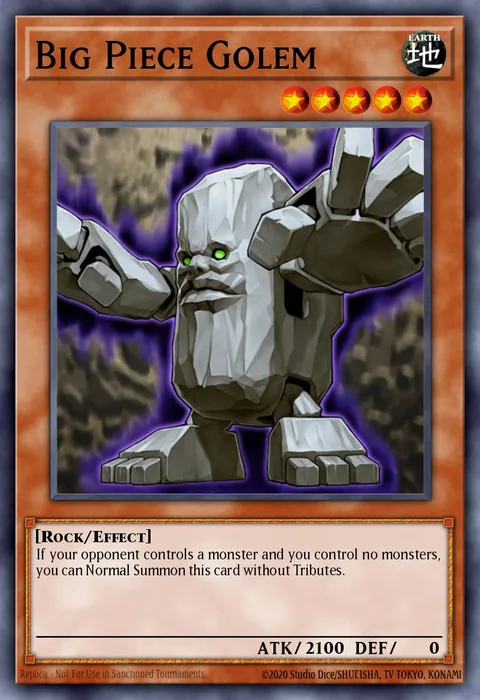 Big Piece Golem trading card