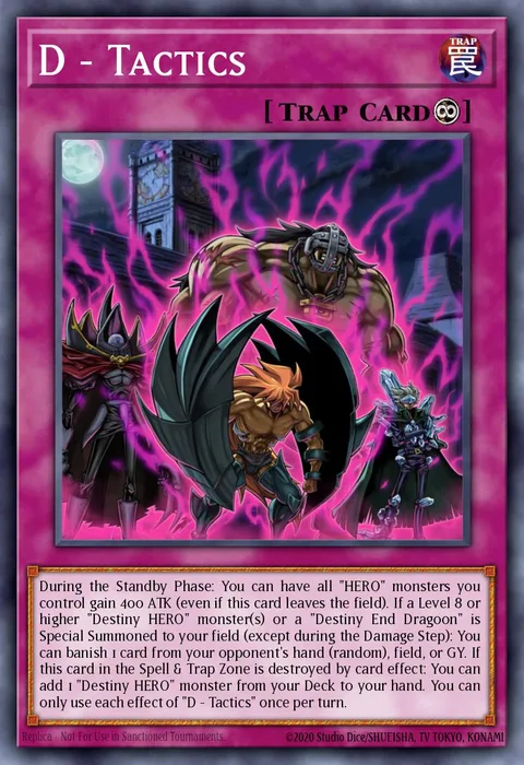 D - Tactics trading card