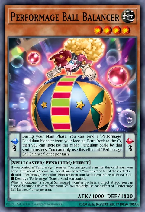 Performage Ball Balancer trading card