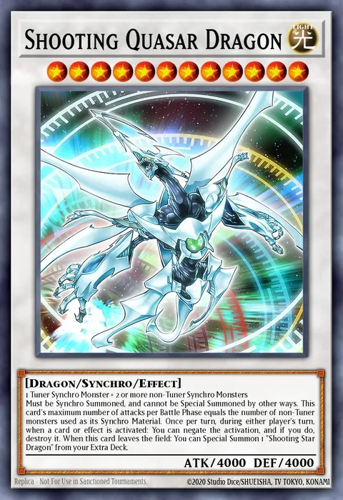 Shooting Quasar Dragon trading card
