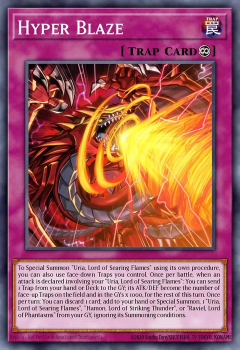Hyper Blaze trading card