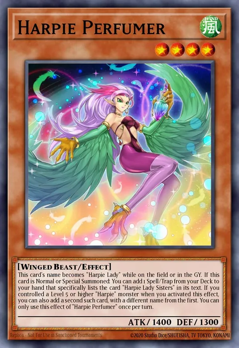 Harpie Perfumer trading card