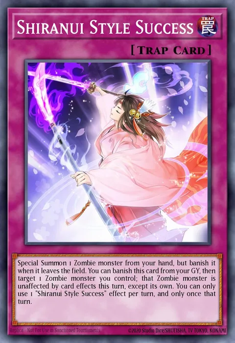 Shiranui Style Success trading card