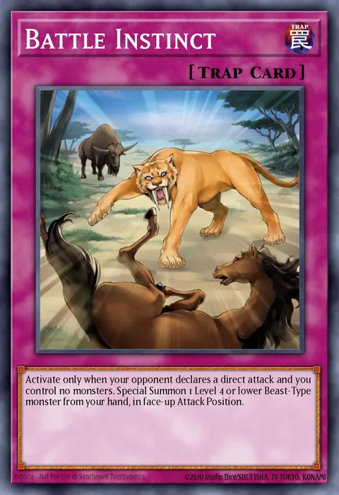 Battle Instinct trading card