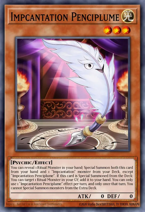 Impcantation Penciplume trading card