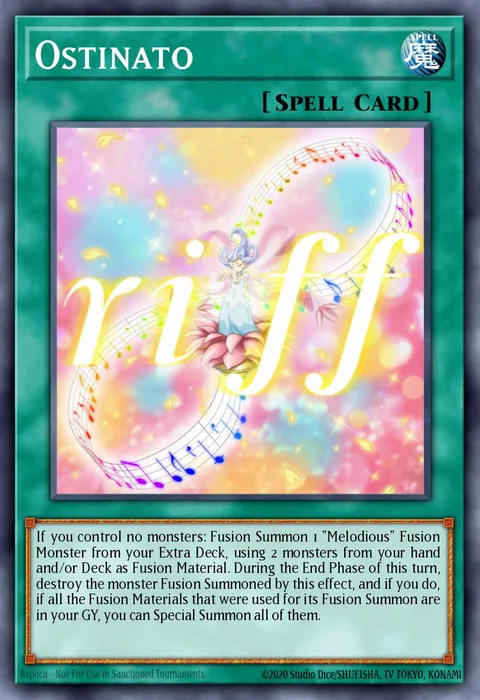 Ostinato trading card