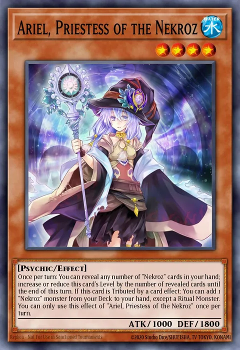 Ariel, Priestess of the Nekroz trading card