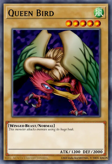 Queen Bird trading card