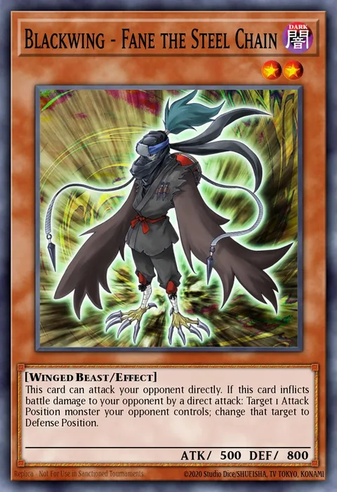 Blackwing - Fane the Steel Chain trading card