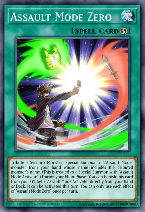 Assault Mode Zero trading card
