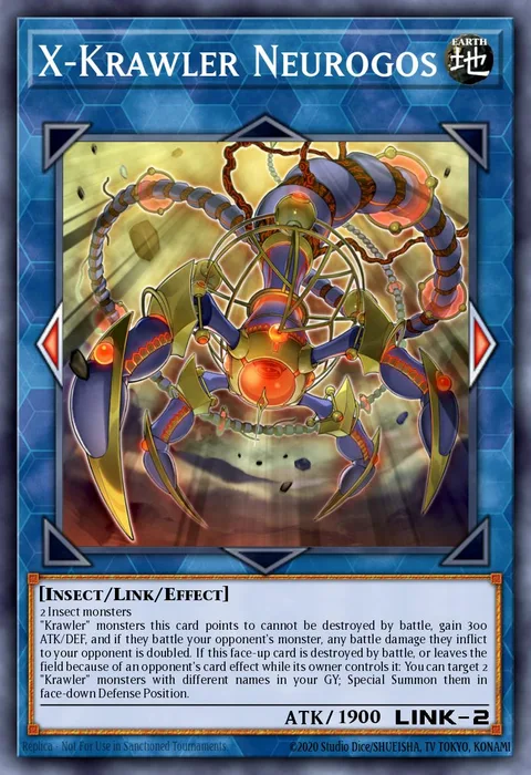 X-Krawler Neurogos trading card