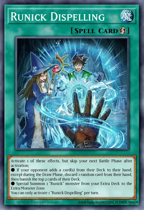 Runick Dispelling trading card