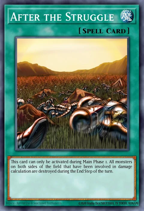 After the Struggle trading card