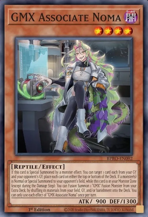 GMX Associate Noma trading card