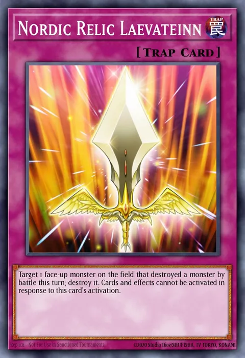 Nordic Relic Laevateinn trading card