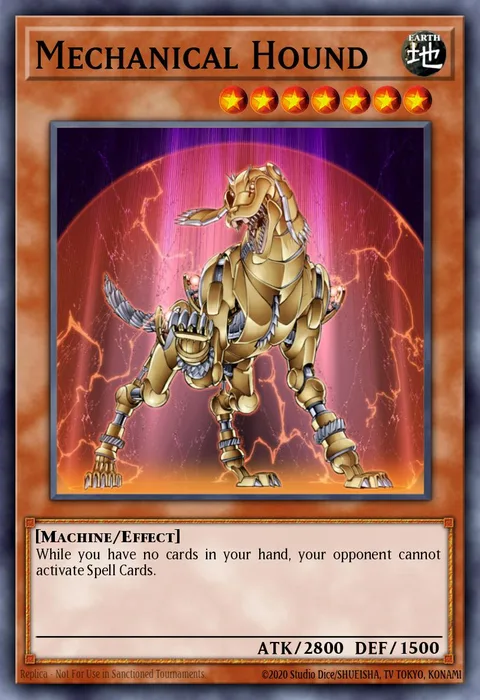 Mechanical Hound trading card