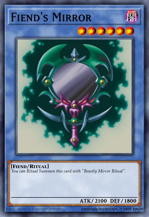 Fiend's Mirror trading card