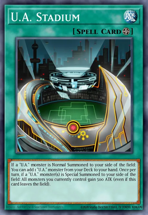 U.A. Stadium trading card
