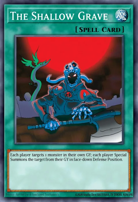 The Shallow Grave trading card