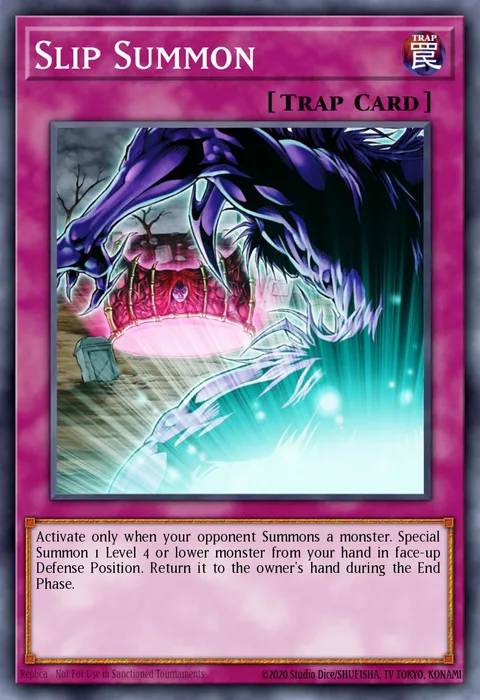 Slip Summon trading card