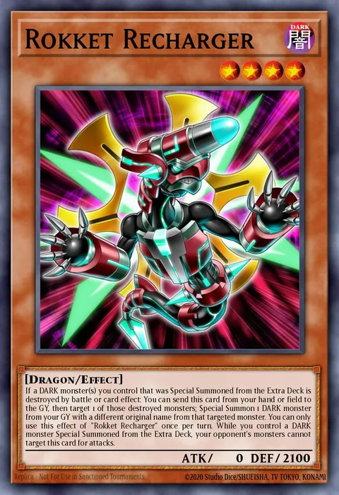 Rokket Recharger trading card