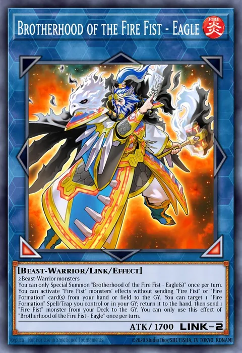 Brotherhood of the Fire Fist - Eagle trading card