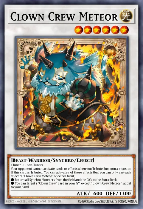 Clown Crew Meteor trading card