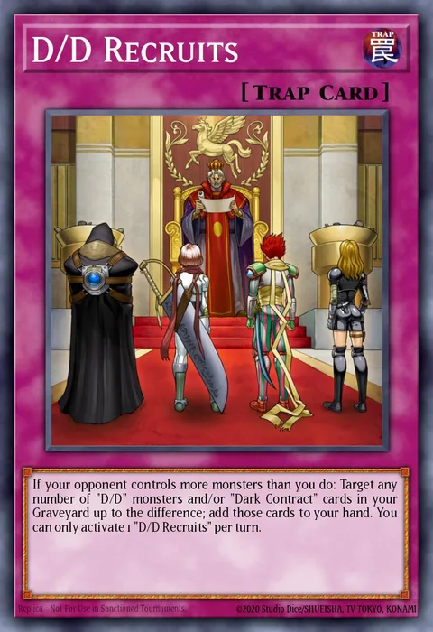 D/D Recruits trading card