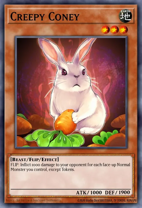 Creepy Coney trading card