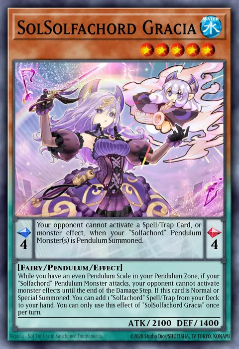 SolSolfachord Gracia trading card
