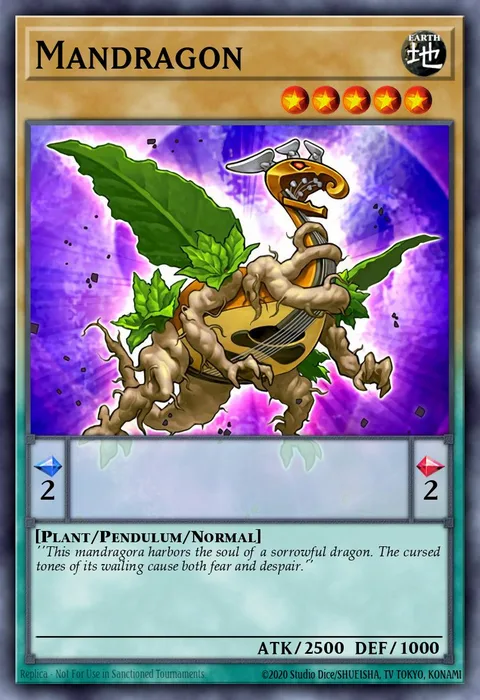 Mandragon trading card