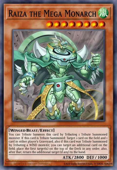 Raiza the Mega Monarch trading card