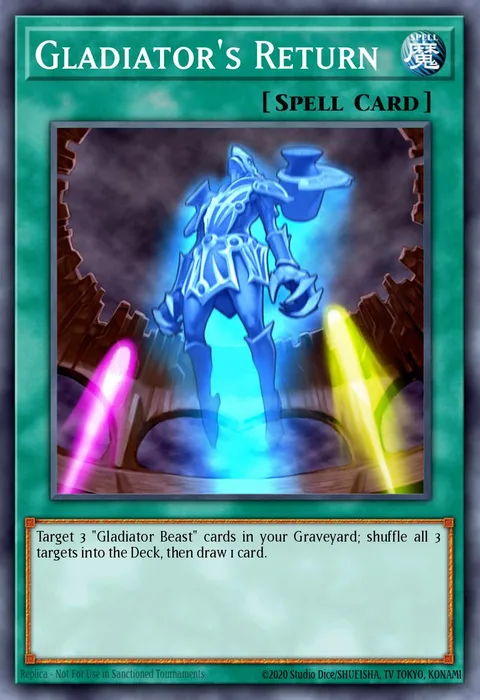 Gladiator's Return trading card