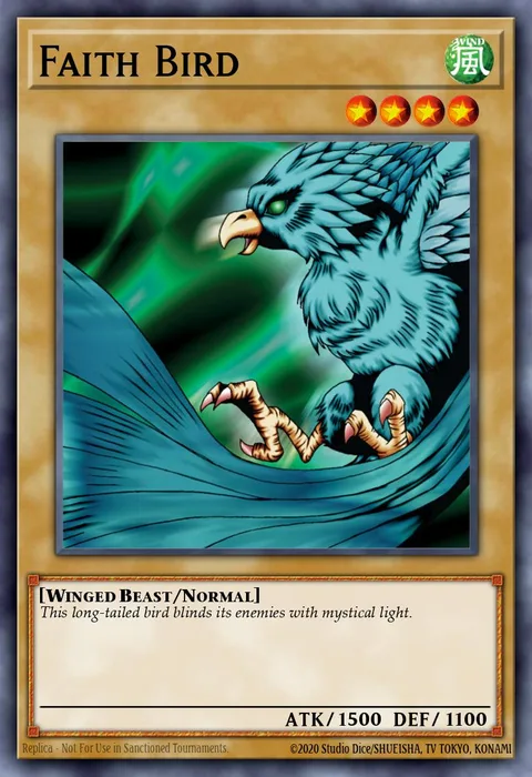 Faith Bird trading card