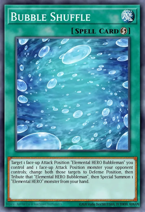 Bubble Shuffle trading card