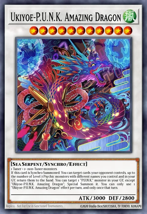 Ukiyoe-P.U.N.K. Amazing Dragon trading card