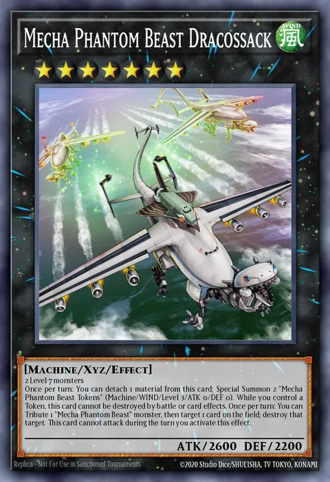 Mecha Phantom Beast Dracossack trading card