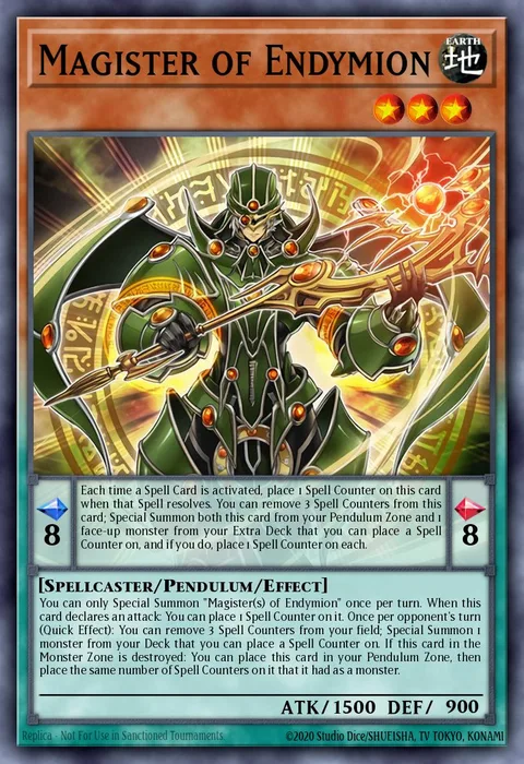 Magister of Endymion trading card