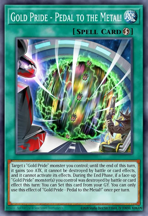 Gold Pride - Pedal to the Metal! trading card