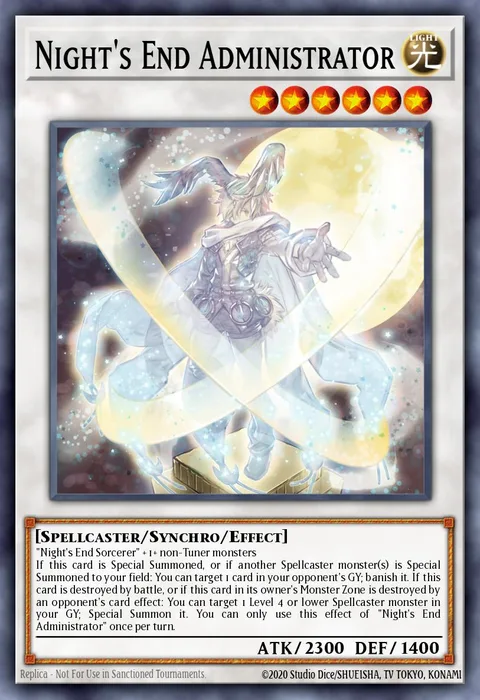 Night's End Administrator trading card