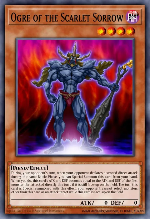 Ogre of the Scarlet Sorrow trading card