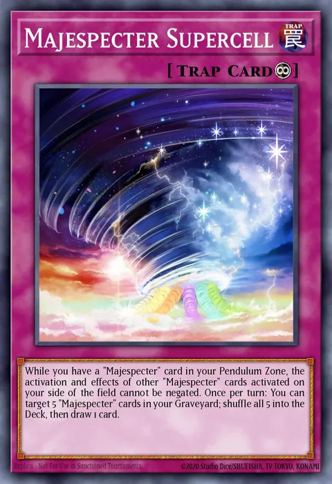 Majespecter Supercell trading card