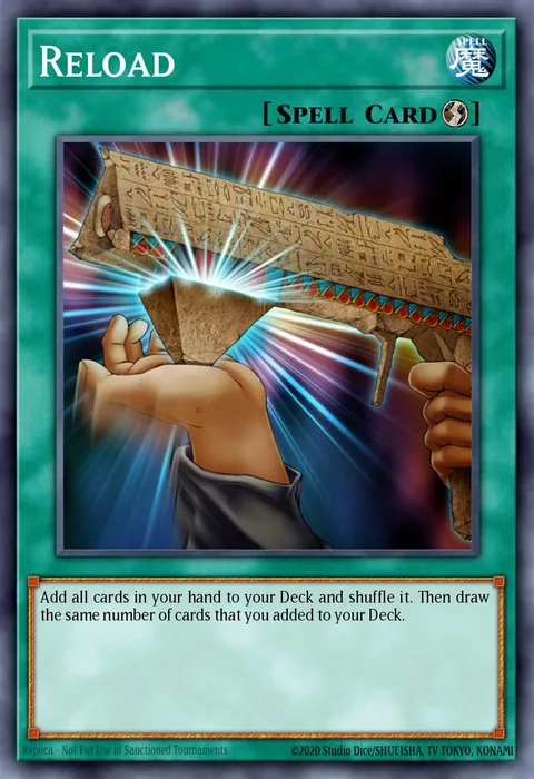 Reload trading card